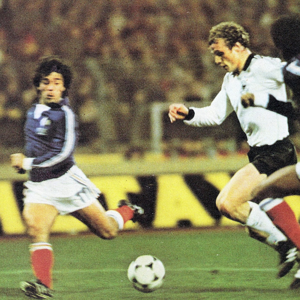 Hans-Peter Briegel – Équipe d'Allemagne (19/11/1980)